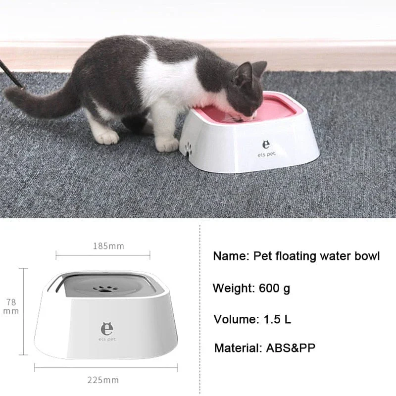 Non-wet Mouth Dog Bowl, Floating Bowl, Anti-overturning