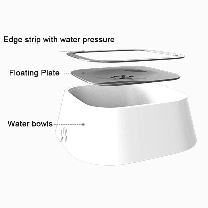 Non-wet Mouth Dog Bowl, Floating Bowl, Anti-overturning