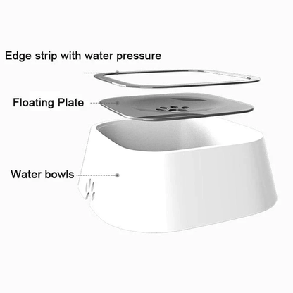 Non-wet Mouth Dog Bowl, Floating Bowl, Anti-overturning