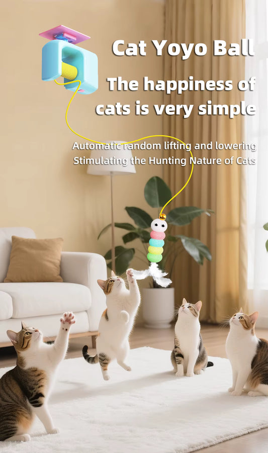 Cats Toys Pet Stress Relief Rechargeable Hanging Automatic Electric Flying Bird